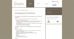 Desktop Screenshot of amenagement.quadria.fr