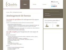Tablet Screenshot of amenagement.quadria.fr